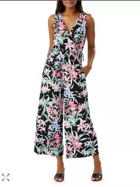 Tommy Bahama Orchid IsleFloral Jumpsuit Size S